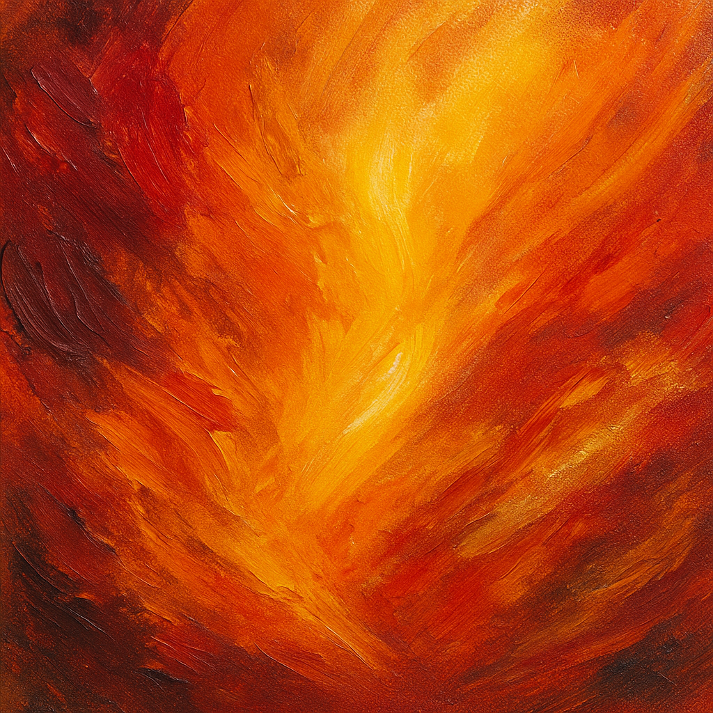 Element Feuer und seine Farben