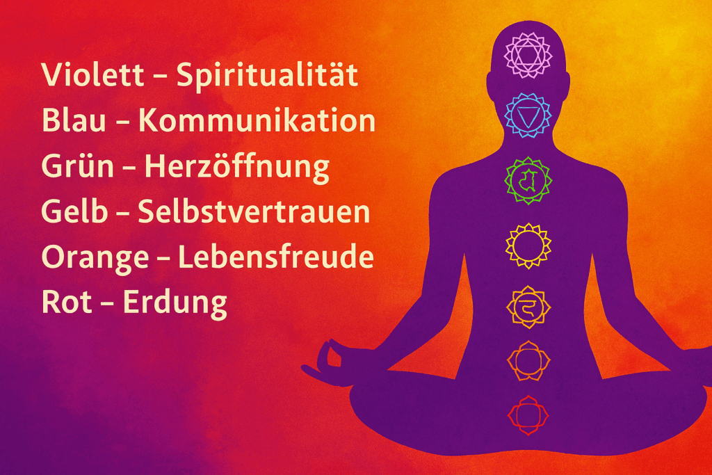 Zuordnung der Farben zu den Chakren